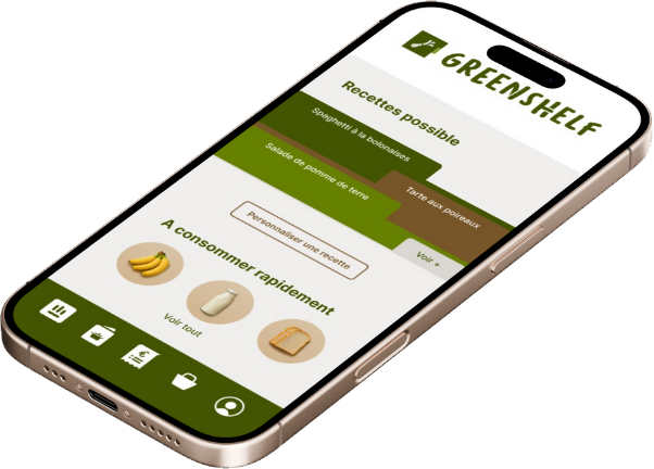 image d'un téléphone donnant un aperçu de l'application
