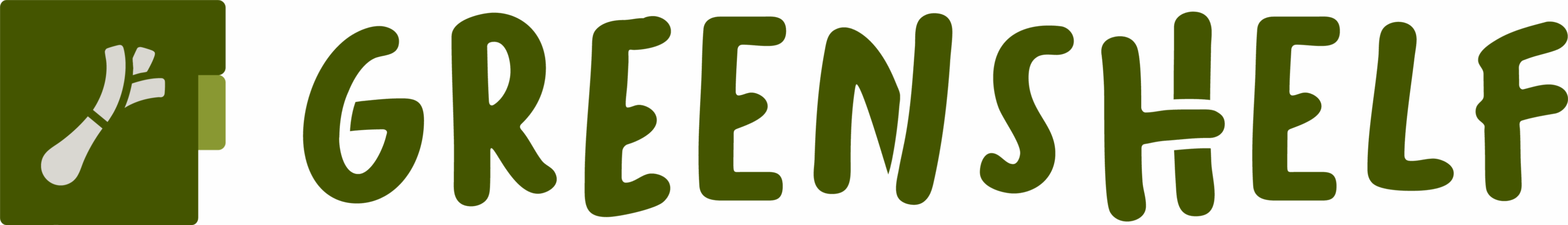  logo de greenshelf version horizontale
